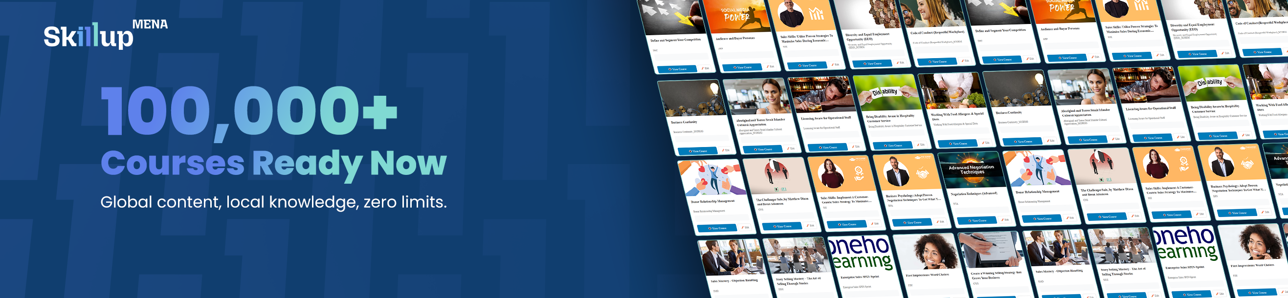 100,000+ Courses Ready Now